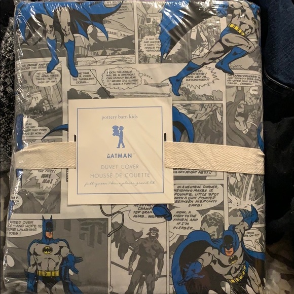 Pottery Barn Kids Bedding Pottery Barn Batman Duvet Cover